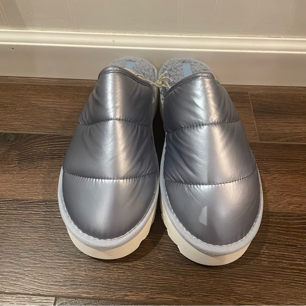 Maeve Anthropologie Puffy Platform Slippers in Lilac L/10/11 (one small mark)